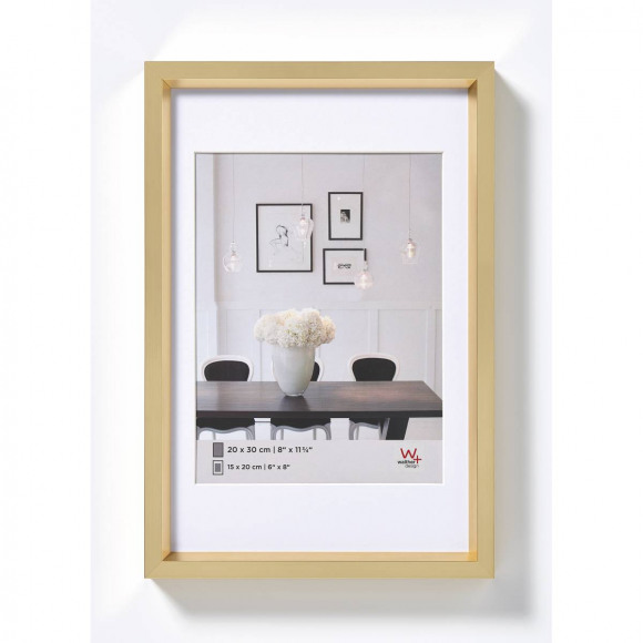 WALTHER DESIGN Walther Steel Style 50x60cm Goud fotokader
