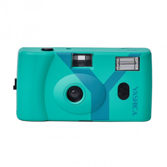 Yashica MF-1 Y Snapshot Turquoise | Analoge 35mm Film Camera | Incl. 1 film 400/24