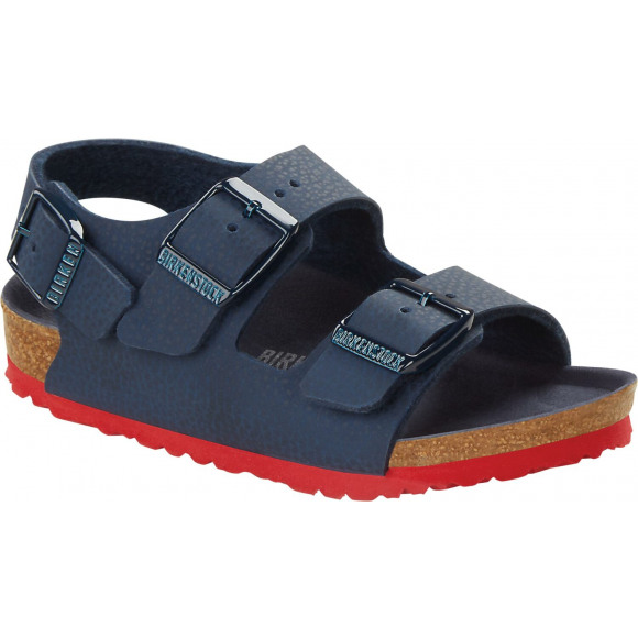 Birkenstock Milano Kids Desert Soil Blue Red BLAUW 24