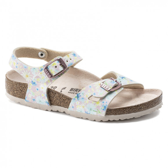 Birkenstock Rio Kids Pastel Floral Birko-Flor MULTICOLOR 26