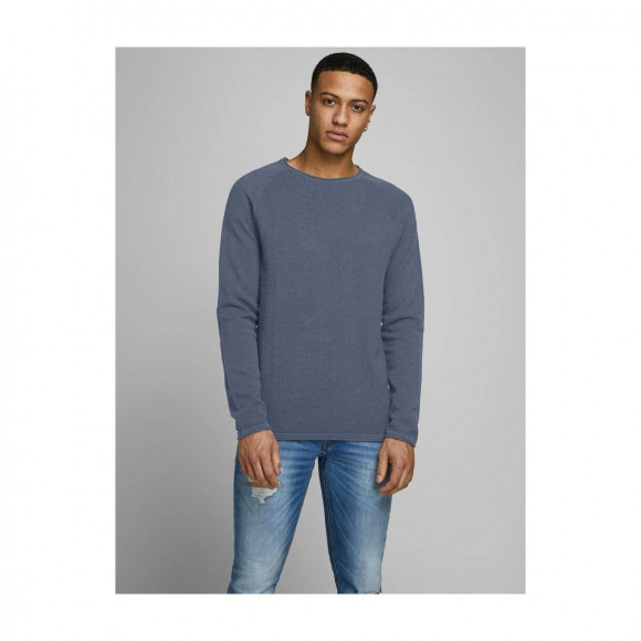 Jack & Jones Jack&Jones Hill Knit Crew Neck BLAUW S