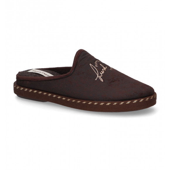 Hush Puppies Heren Pantoffel Dapsy Choco BRUIN 41