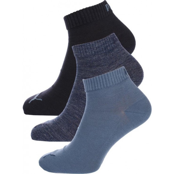 Puma Uni Sock Denim Blue 3-Pack BLAUW 35/38