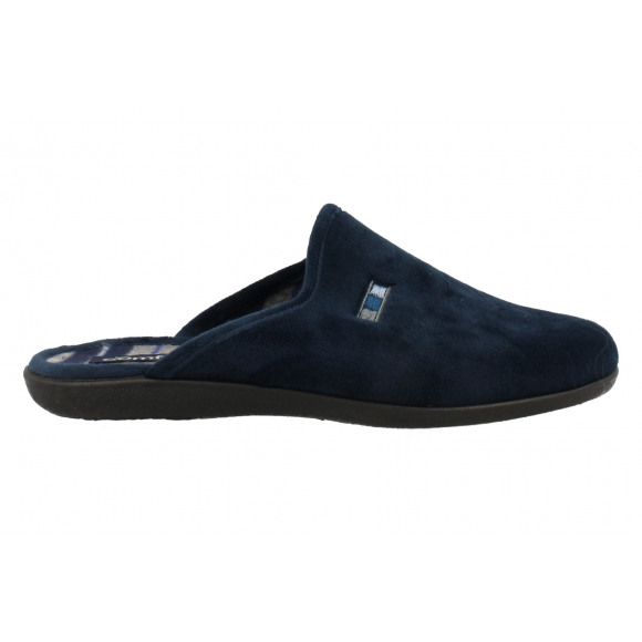 Comfort plus heren pantoffel blauw BLAUW 41