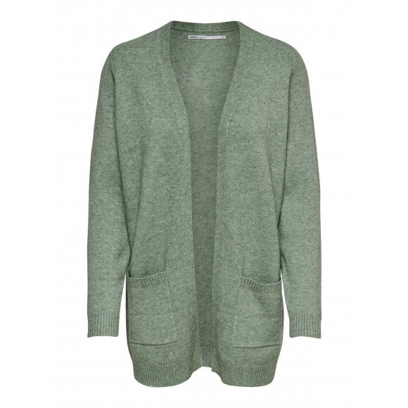 Only Onllesly L/s Open Cardigan Basil GROEN S