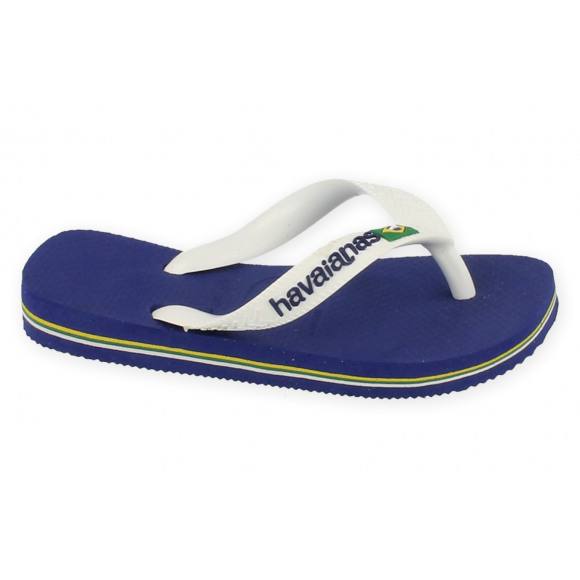 Havaianas teenslipper Brasil Logo Blauw BLAUW 29/30