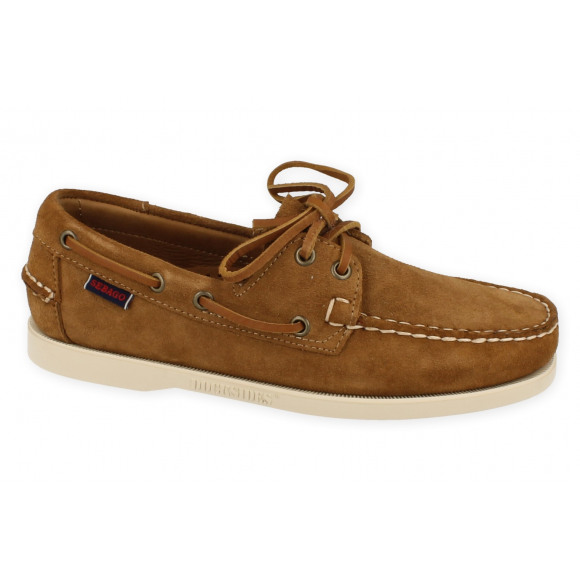 Sebago heren portland flesh out brown cognac COGNAC 39