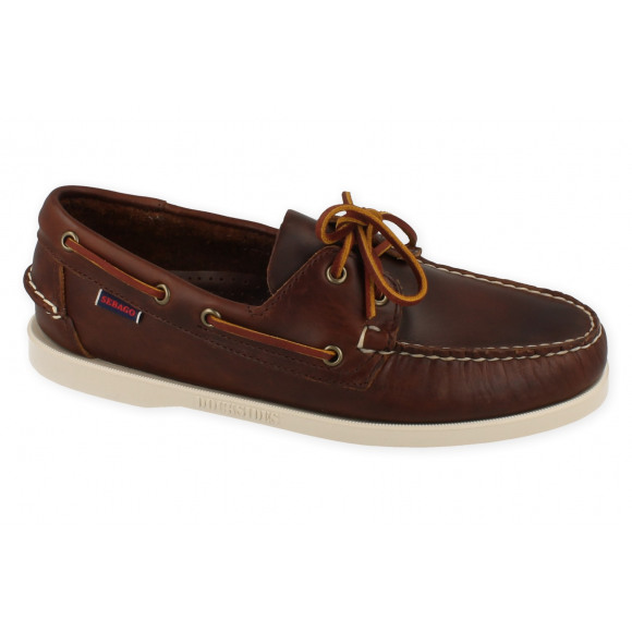 Sebago heren Portland Waxed Men Brown COGNAC 41