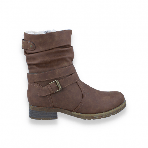 Bridge Footwear Bridge dames enkellaars COGNAC 38