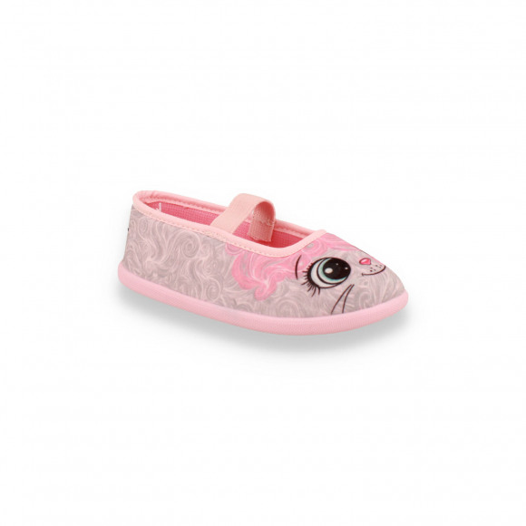 Mode-Mania Tooti meisjes pantoffel grijs GRAU 33