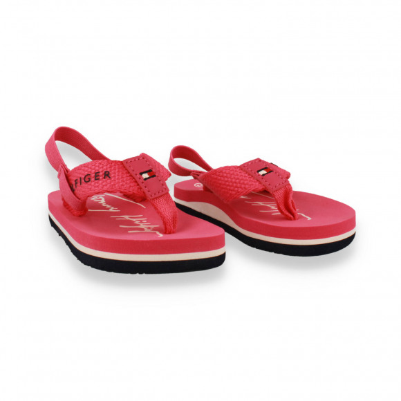 Tommy Hilfiger meisjes badslipper fushia FUSHIA 23