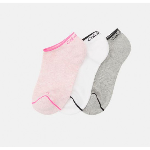 Calvin Klein Dames Sneakersok Roze 3-pack | Uni | Maat: One Size