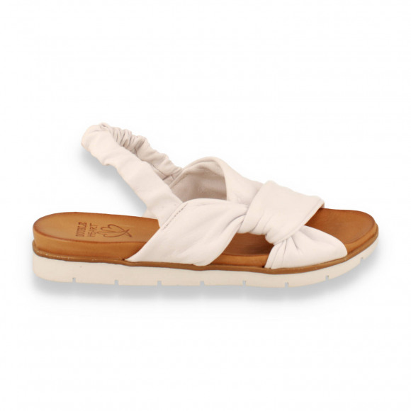Double Heart Dames Sandaal | | Maat: 37 Wit