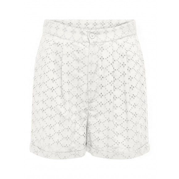 Only Saldi EMB Shorts Life WVN Cloud Dancer WIT XS