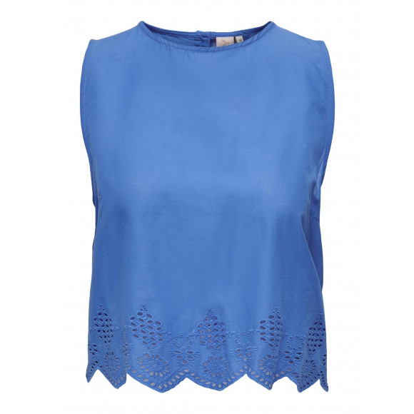 Only Bondi SL Top WVN French Blue BLAUW L