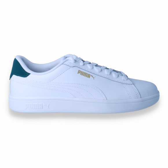 Puma Heren Sneaker Puma Smash 3.0 L White/Malachite WIT 44