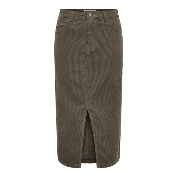 Only Onlmoxie Hw Long Slit Cord Skirt Coffe Quartz | Bruin | Maat: XS
