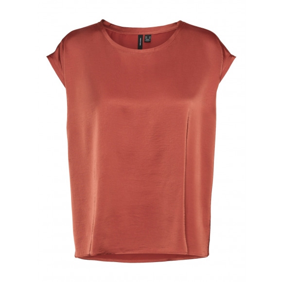 Vero Moda Vmreba Wide Top Burnt Sienna ROOD XS