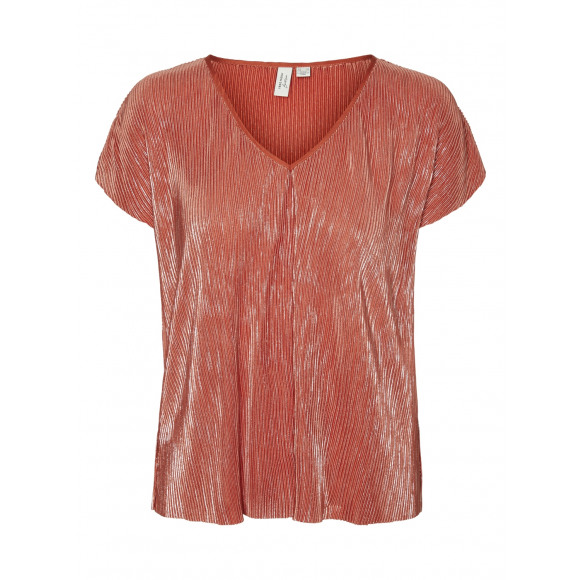 Vero Moda Vmmuvi S/s Top Burnt Sienna ROOD XS