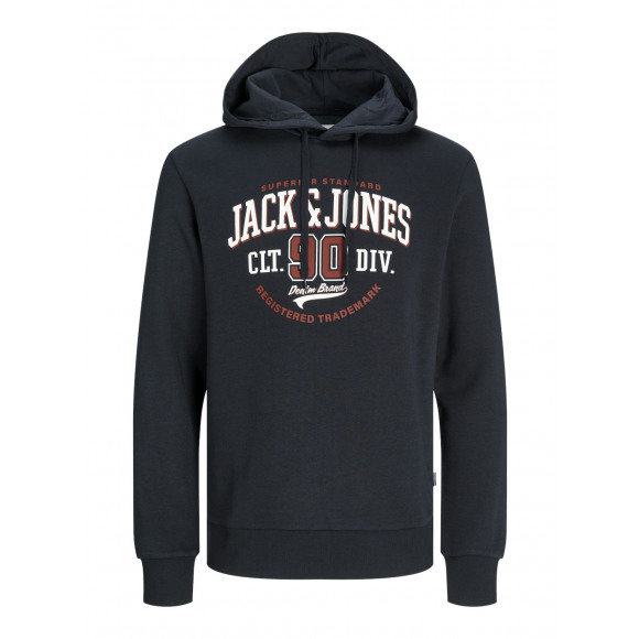 Jack & Jones Jack&Jones Jjelogo Sweat Hood Dark Navy BLAUW M