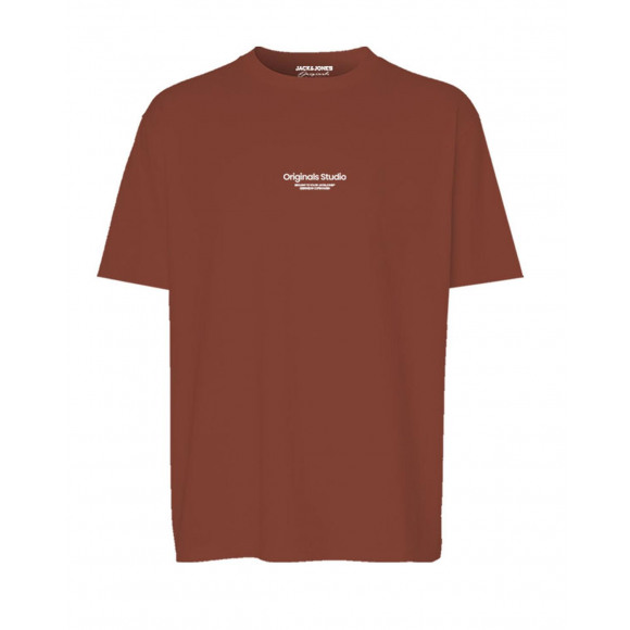 Jack & Jones Jack&Jones Jorvestbro Tee Ss Crew Neck Brandy Brown BRUIN M