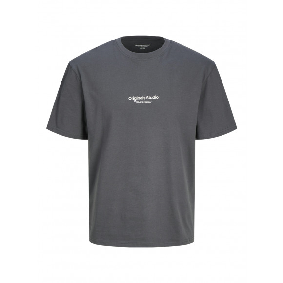 Jack & Jones Jack&Jones Jorvestbro Tee Ss Crew Neck Iron Gate GRAU L