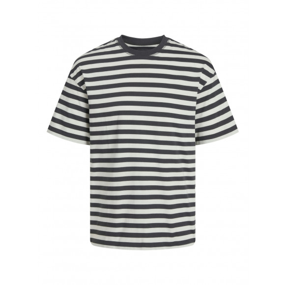 Jack & Jones Jack&Jones Jorbrooklyn Heavy Stripe Tee Iron Gate GRAU S