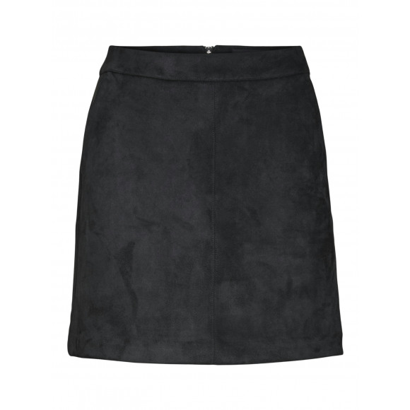 Vero Moda Vmdonnadina Fauxsuede Short Skirt Black ZWART XS