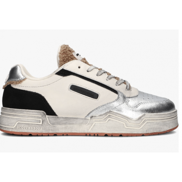 Scotch & Soda Dames Sneaker Lillie White Silver WIT 41