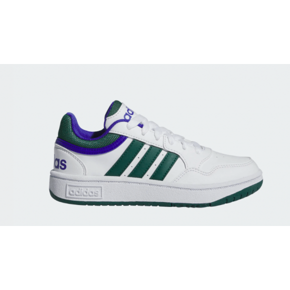 Adidas Kinderen Hoops Mid 3.0 K Wit/Groen WIT 35