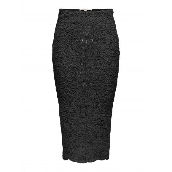 Only Onlalberte W Long Skirt Black | Zwart | Maat: M