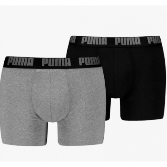 Pua En Everyday Basix Boxers 2 P | Zwart Grijs | Maat: M