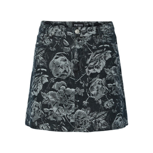Piece Pcmaroa Mw Denim Kirt Black Roe | Zwart | Maat: S
