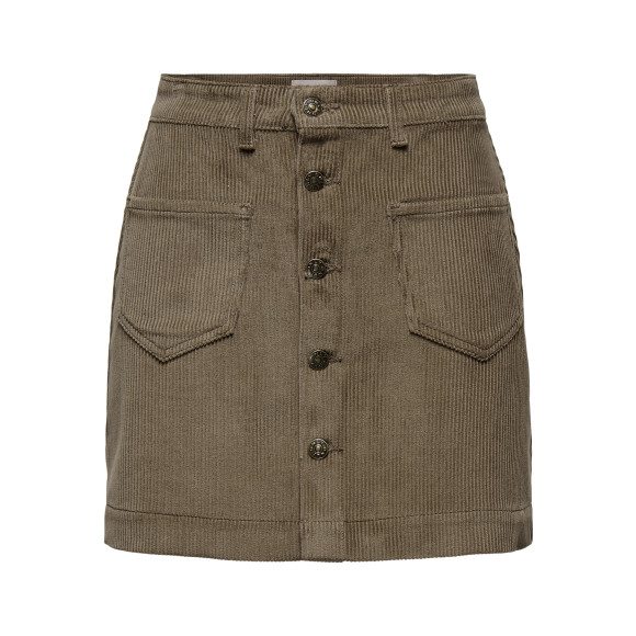 Only Onlaazing Global Hw Cord Skirt Cub | Bruin | Maat: M