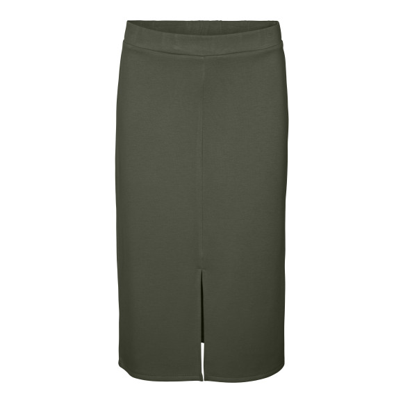 Vero Moda Vmmocca Calf Kirt Grape Leaf | Kaki | Maat: S