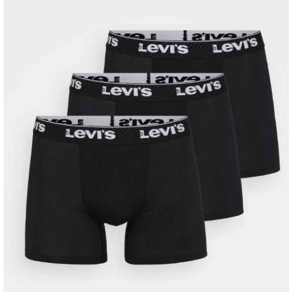 Levi's En Repeat Logo Boxer Brief 3p Black | Zwart | Maat: M