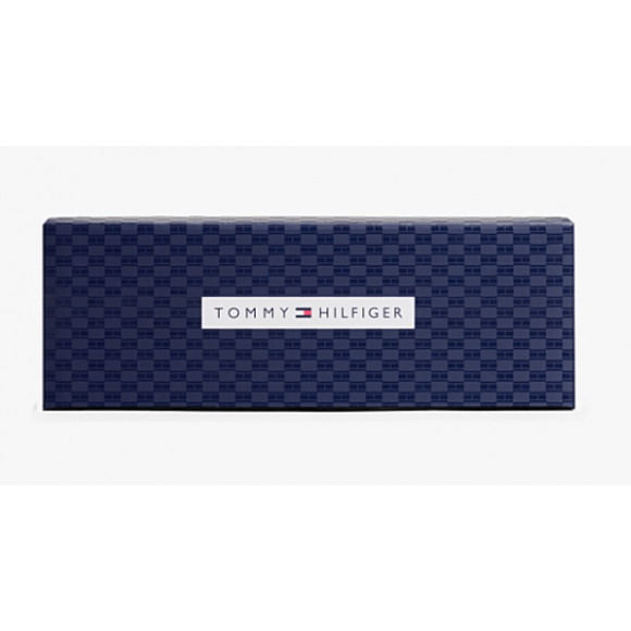 Th Men Sock 3p Giftbox Tommy Stripe Navy | Blauw | Maat: 39/42