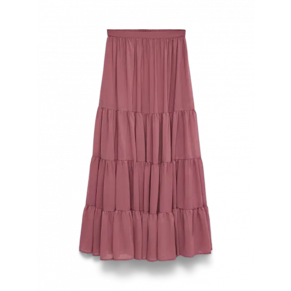 Vero Moda Vmrikke Hw Midi Kirt Nocture | Bordeaux | Maat: S