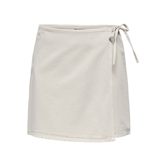 Only Onlnoelle Illa Wrap Kirt Pumice Tone | Beige | Maat: S
