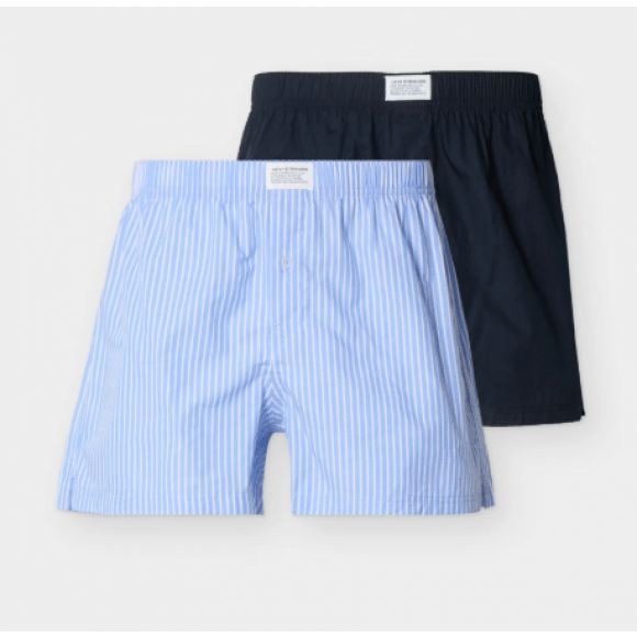 Levi's En Woven Boxer 2p Light Navy/blue | Maat: M