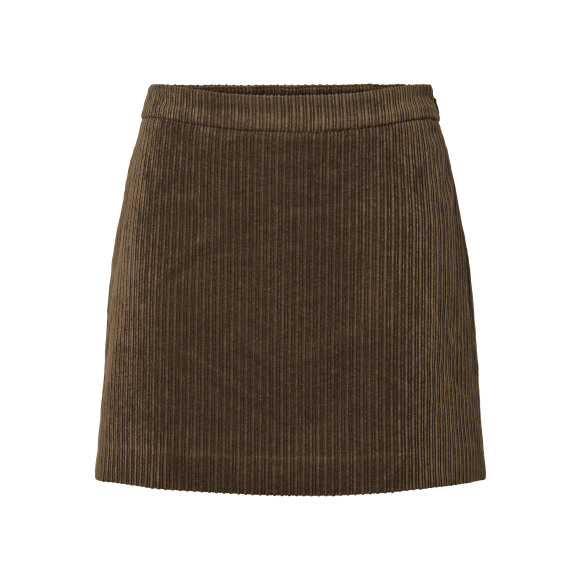 Piece Pcaudre Cord Hw Kirt Wren | Bruin | Maat: S