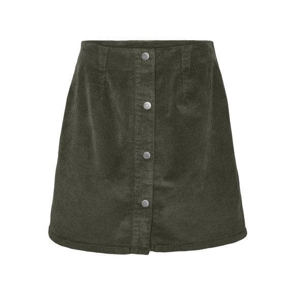 Vero Oda Vetta Hr Short Cord Skater Skirt Forest Night | Kaki | Maat: M