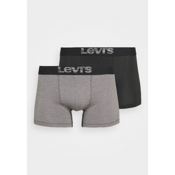 Levi&apos;s Levis Men Optical Illusion Boxer Brief Organic Co 2P GRAU M