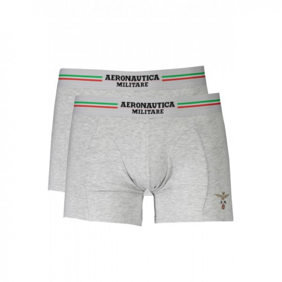 AERONAUTICA MILITARE BOXERSHORT 2 PACK GREY GRAU M