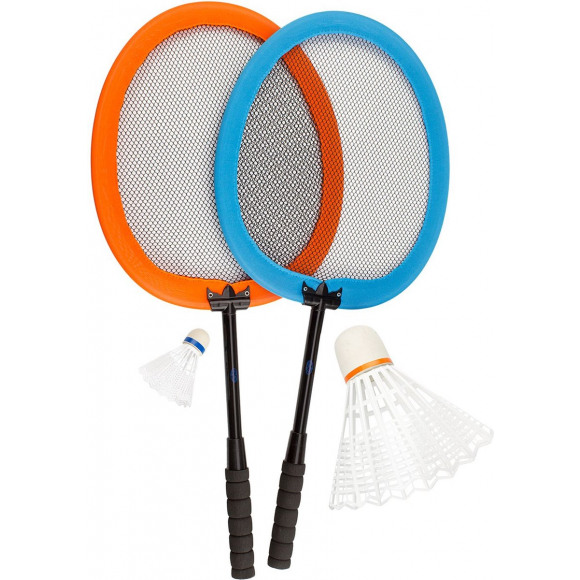 GET&GO Badminton set xxl blauw/oranje