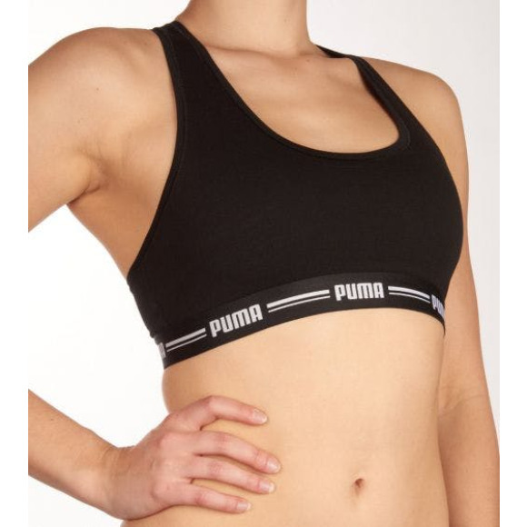 Pua Woen Racer Back Top Black | Zwart | Maat: M