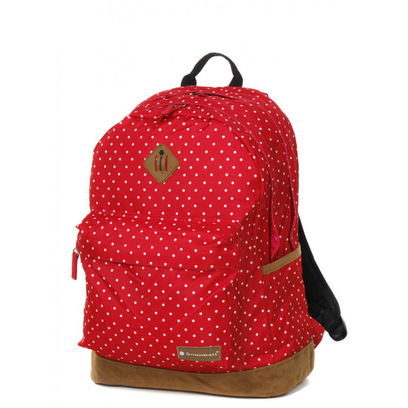 Snowball backpack girls red ROOD One Size