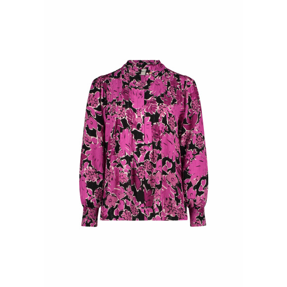 Fabienne Chapot - Zwart Blouse bloemen Zwart 34 - Maat 34