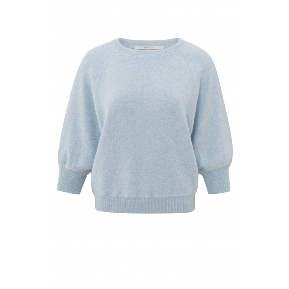 YAYA - GRAY DAWN BLUE MELANGE Sweater met raglan mouwen GRAY DAWN BLUE MELANGE L