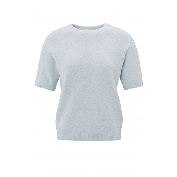 YAYA - GRAY DAWN BLUE MELANGE Truitje korte raglan mouwtjes GRAY DAWN BLUE MELANGE M